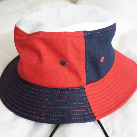 Nautical Red White & Blue East Coast Lifestyle Bucket Hat Size Large Extra Large - Picture 3 of 7